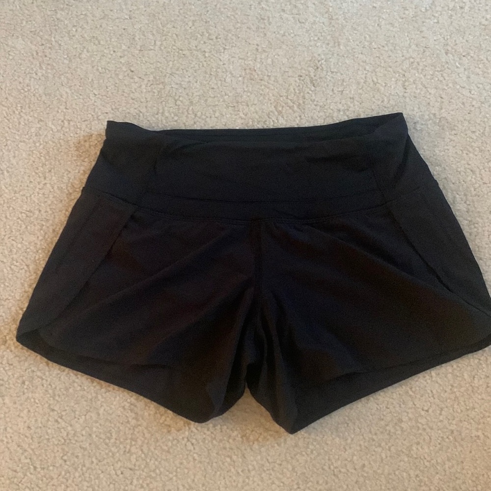 Lululemon Speed Up Mid-Rise women’s lined shorts.